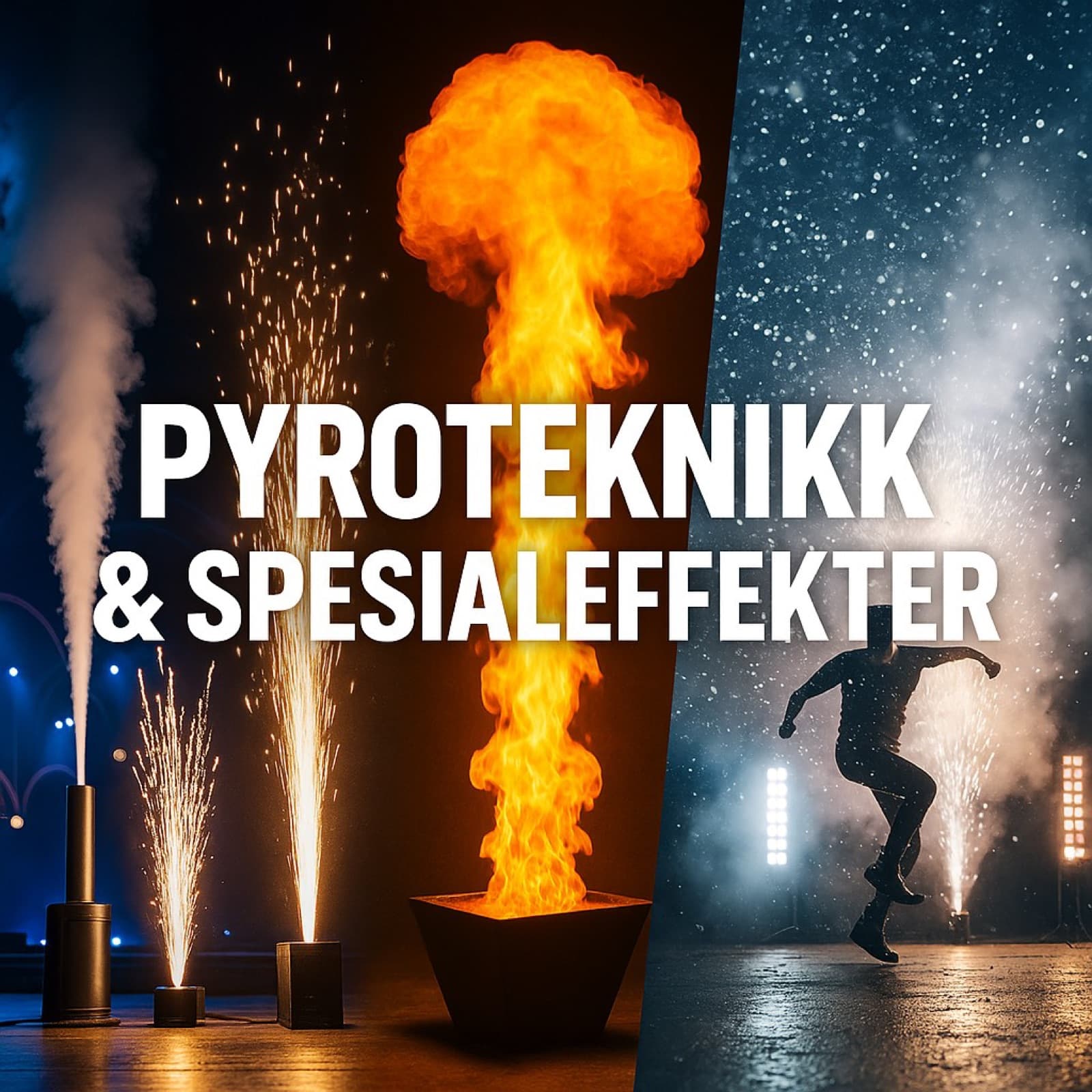 Pyroteknikk og spesialeffekter til scene og event – hva er lov i Norge?